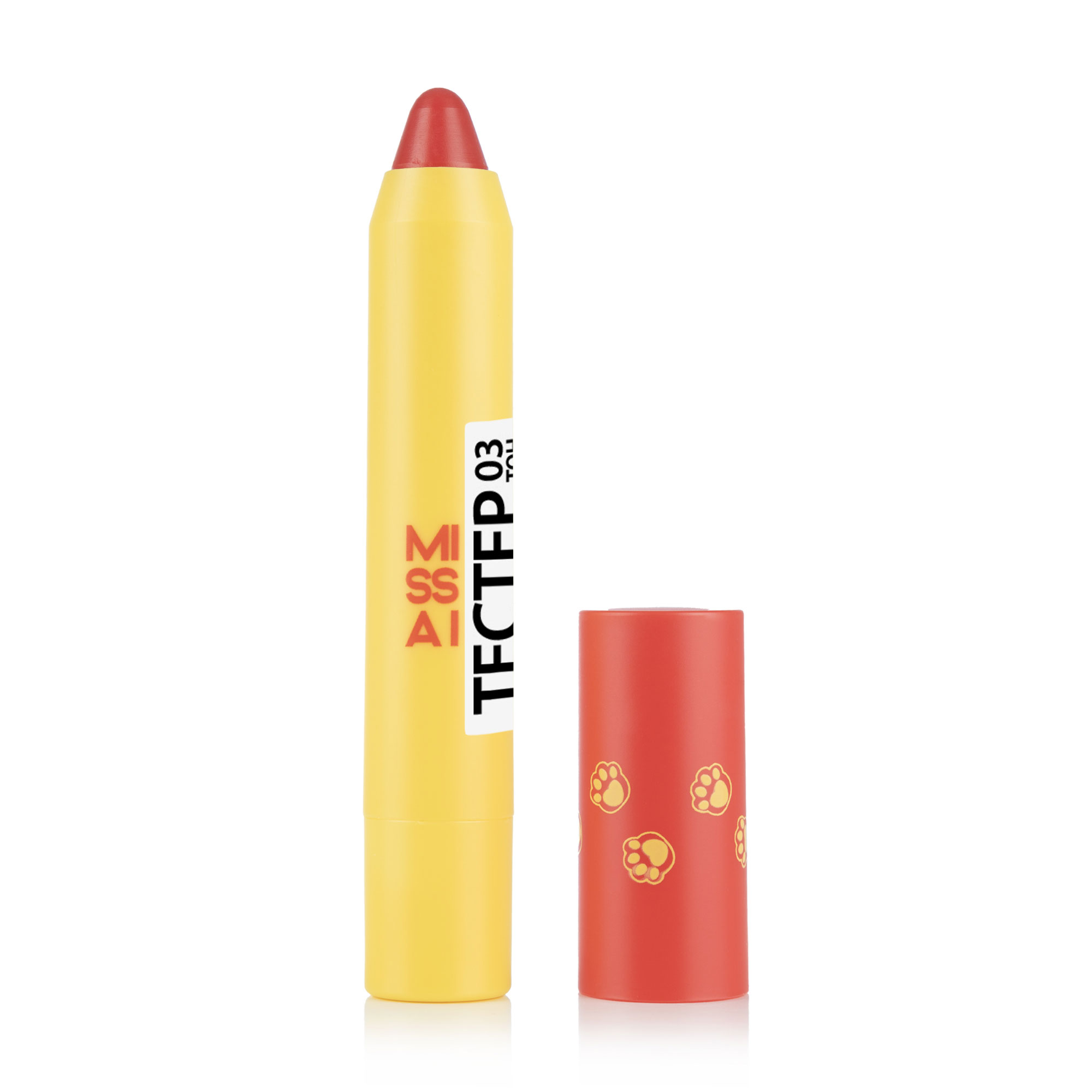 Помада-бальзам для губ Missai Slip on тон 3, 2.5 г (Тестер)